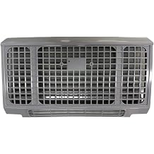 Front Radiator Grille ABS Grille For Defender 90 110 1990-2016 Grills Middle Radiator Grill Parts Exterior Car Grilles Front BumperGrille gray