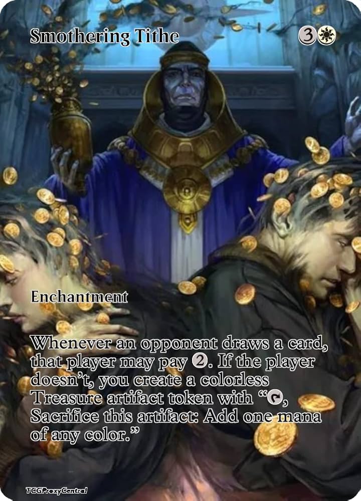 Amazon.com: 4x | Smothering Tithe | Full Art | Foil or Non