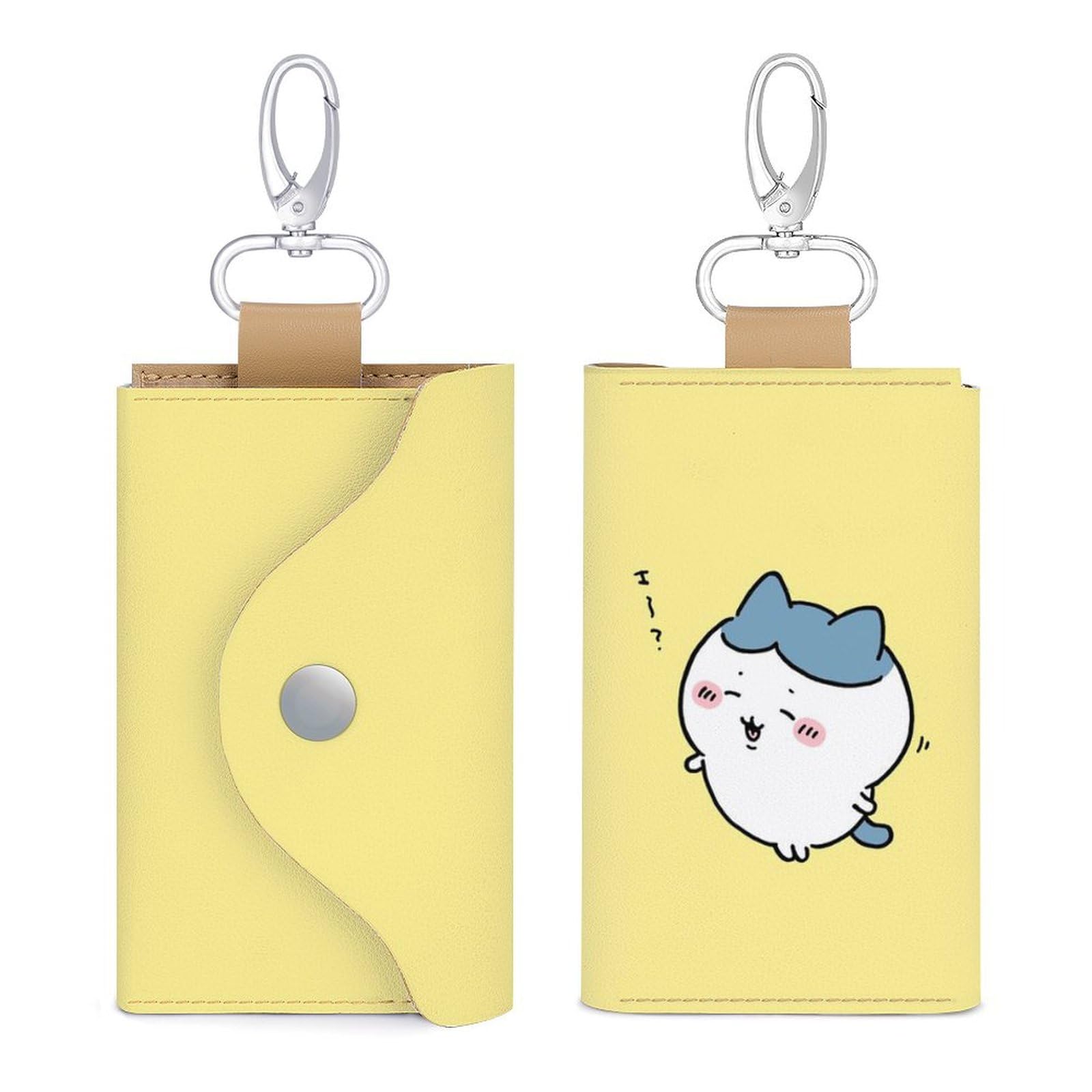 Amazon.co.jp: キーケース ちいかわ キーホルダー 6連 レザー スマート