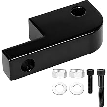 Motorcycle Headlight Extension Block for 39-49mm Fairing Front End for Harley Dyna T-Sport Wide Glide Street Bob Fat Bob Low Rider FXDL FXDF FXDB FXDWG
