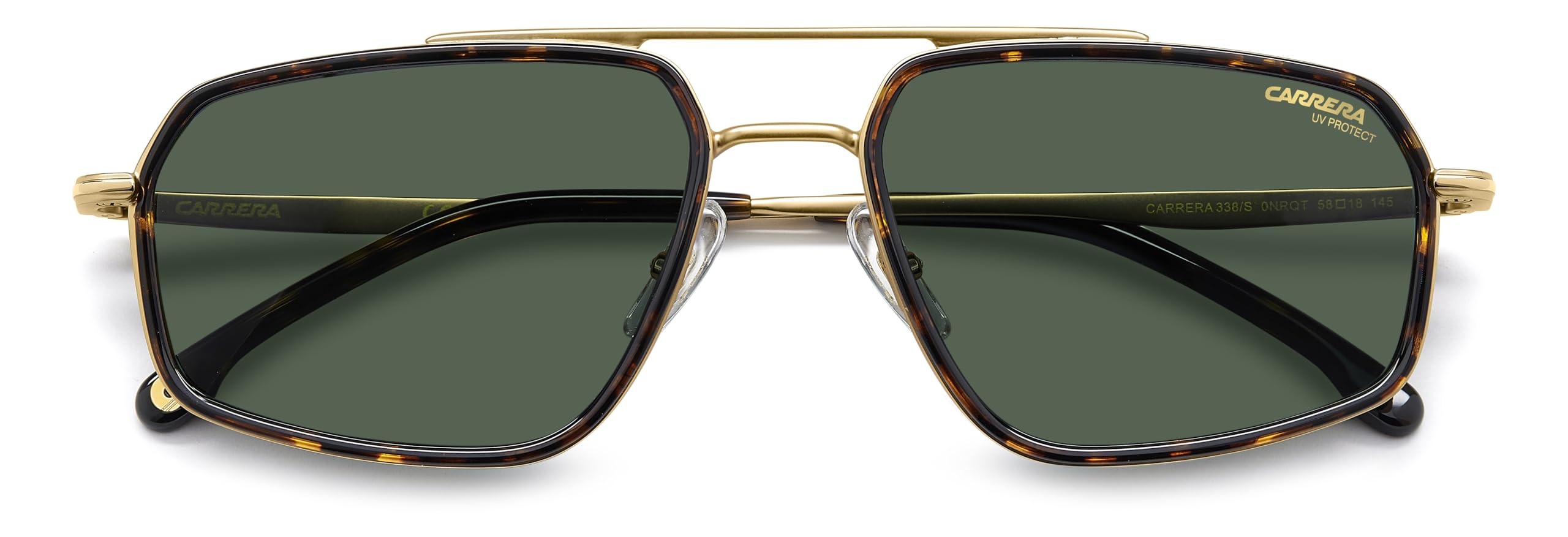 Carrera 338/S Gold brown havana 58/18/145 Herren Sonnenbrillen