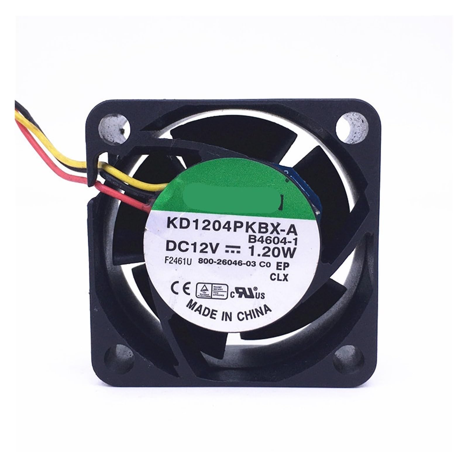 Ventilador de refrigeración compacto de 40x40x20 mm que requiere 1,20 W para mantener equipos frescos