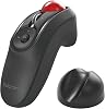 ELECOM Handheld Trackball Mouse Bluetooth Ergonomic Thumb Control Ambidexterity 10-Button Optical Sensor Compatible for PC Laptop Windows Mac iPad Android Relacon (M-RT1BRXBK)