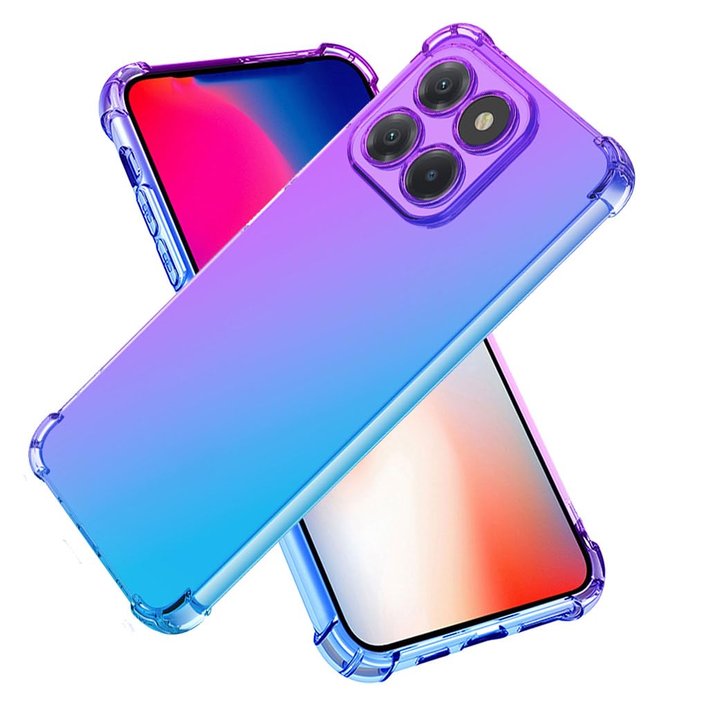 WBWONE TPU Sfumato Cover per Honor X6a Case + 2 Vetro