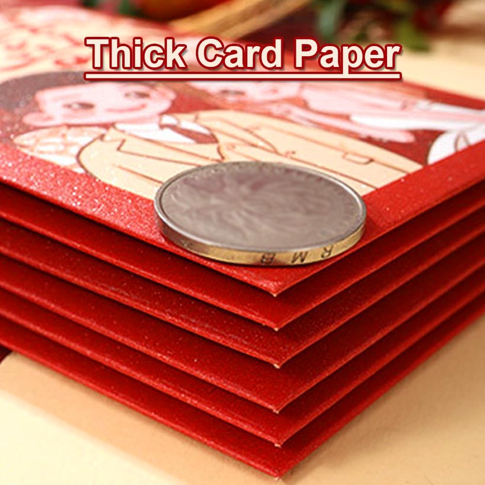 6Pcs Red Envelopes for Chinese Wedding Tea Ceremony or Engagement image 5