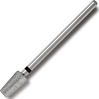 Tapered Barrel Shape Cuticle Nail Drill Bits, Diamond Drill Bits 3/32” Professional Safety Cuticle Clean Drill for Electric Remove Cuticle Dead Skin Manicure Tools (Coarse)