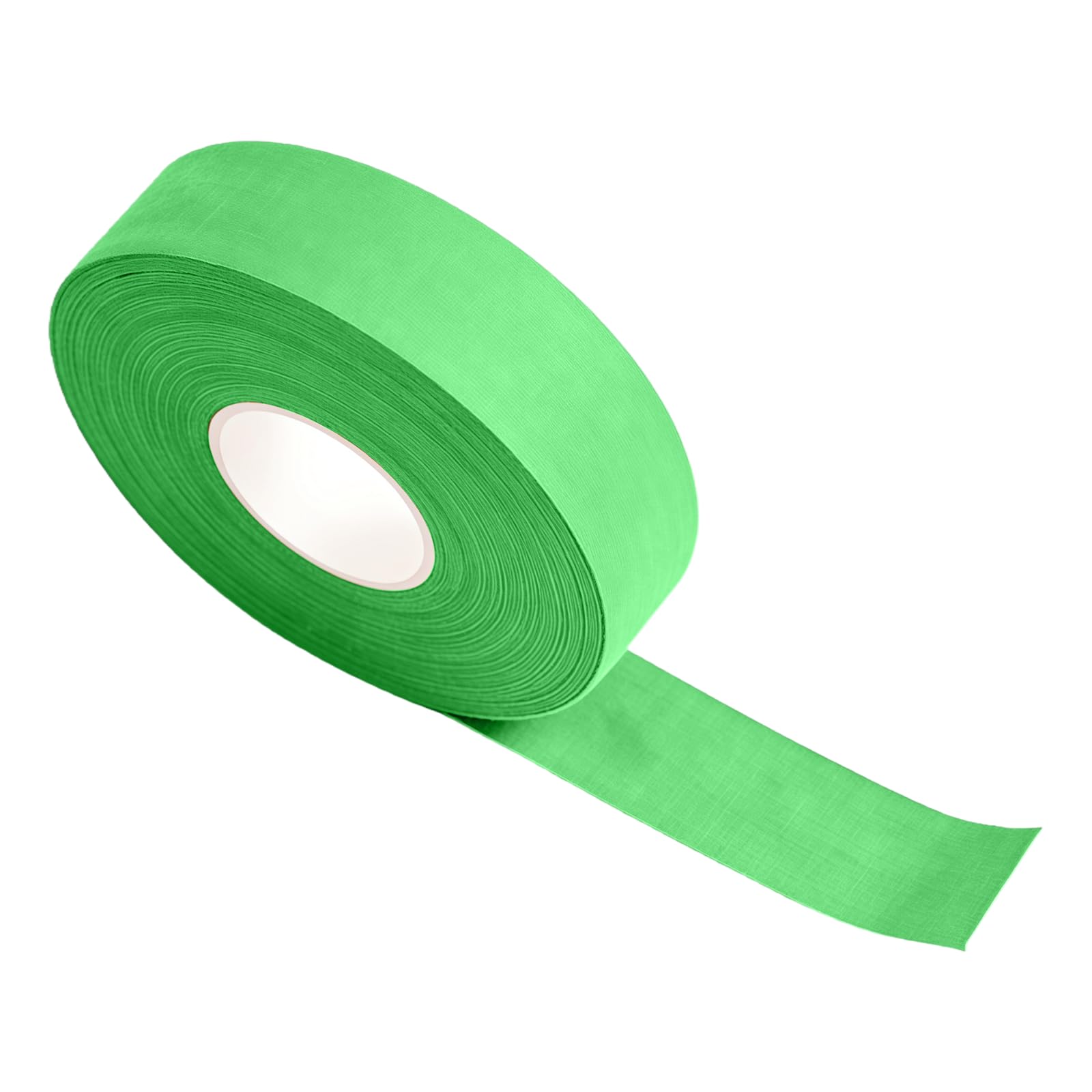 NAUZE 25m X 25mm Hockey Stick Tape Polyester-Cotton Field Hockey Stick Grip Tape Anti Slip Cloth Ice Hockey Tape for Ice Hockey Tennis Golf (Green)