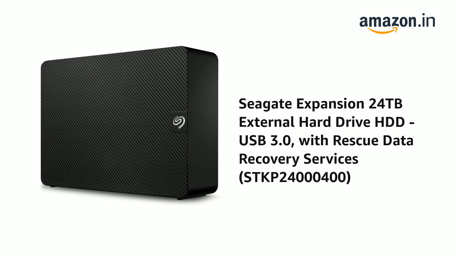 Seagate 24TB HDD 内蔵ハードディスク Seagate Expansion 24TB External Hard Drive HDD - USB 3.0, with