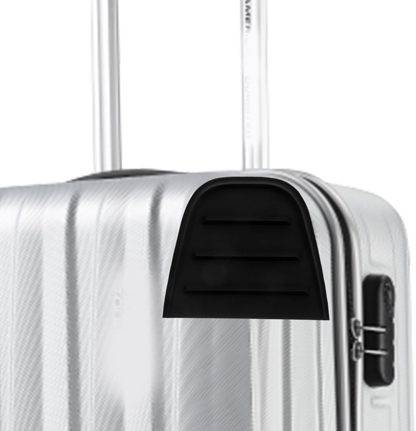 GALPADA 4 Pcs Pvc Corner Protectors for Suitcase and Luggage, Black Edge Guards with Easy Installation, Sturdy Plastic Corner Guards for Shipping and Travel Protection