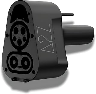 A2Z EV Thunderstorm Max Plug Adapter. - CCS1 Charger to NACS Vehicle | DC | Only For Cybertruck - Level 3 DC Fast Charging - IP54, IP67 - Includes Interlock Safety Pin & Protective Hard Case