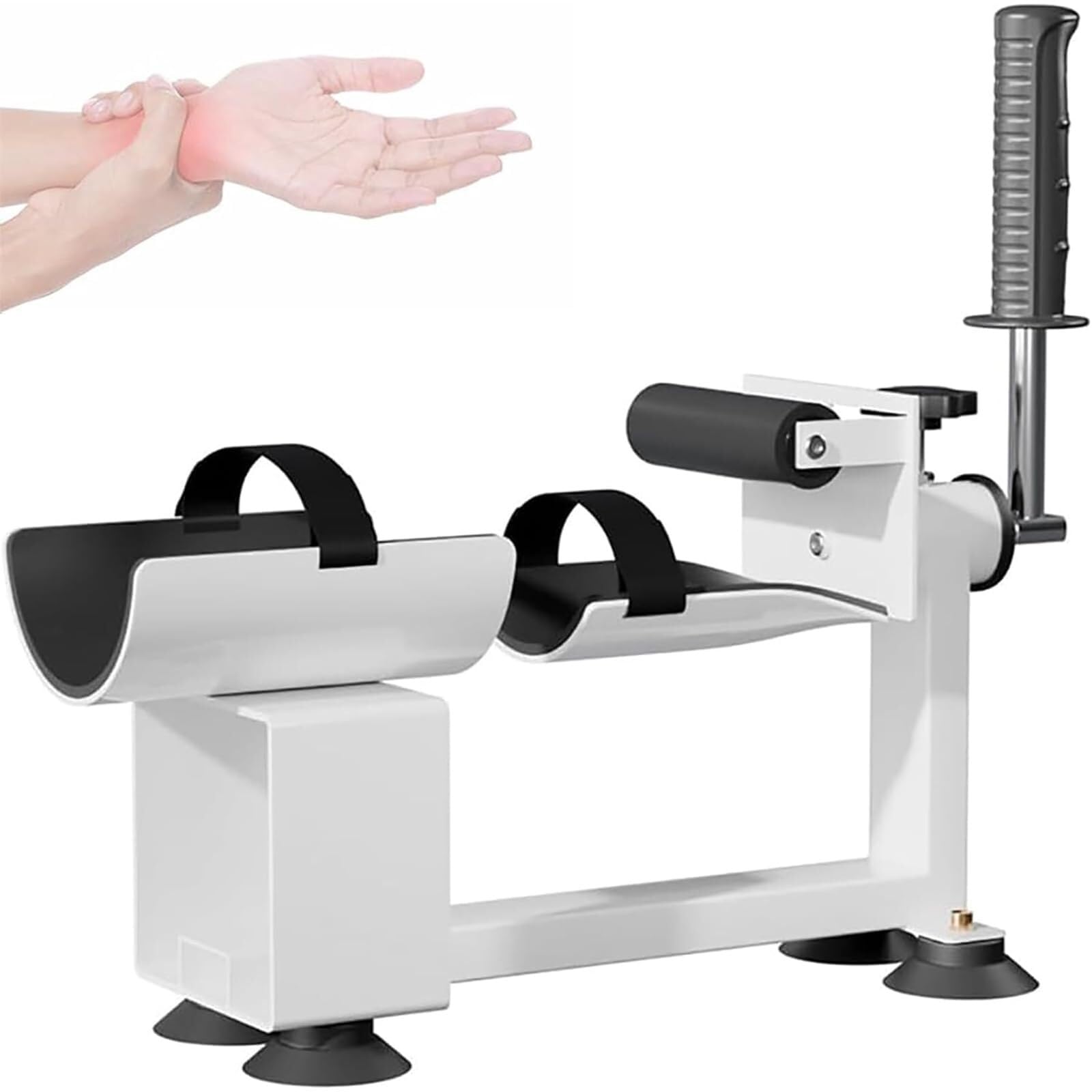 SXSLTSA Elbow Wrist Rehabilitation Trainer, Adjustable Resistance for Multi-angle Training, 2 Modes: Active/Passive, Ideal for Recovery and Strength