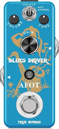 best overdrive pedal blues AFOT Guitar Pedal, Driver Guitar Effects Vintage Overdrive Effect Warm/Hot Modes for Pedal Mini Analog Classic Guitar Pedal True Bypass Praktischer Transporthelfer: Fahrradanhänger bei gravelneeds Step 3 - Select Your Color:White 2 Blues Driver delivers