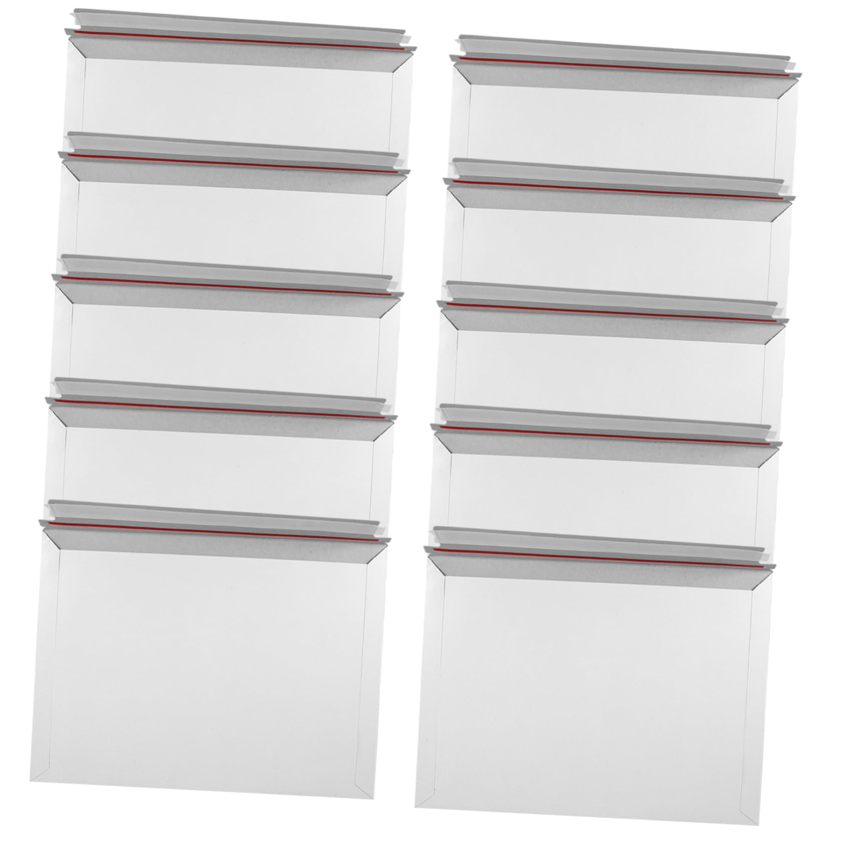 HOMSFOU 30pezzi Busta Porta Documenti in Cartone Spessore Autosigillante Per Spedizione Chiusura Rapida e Sicura Adatta Per Inviti e Documenti Protetti