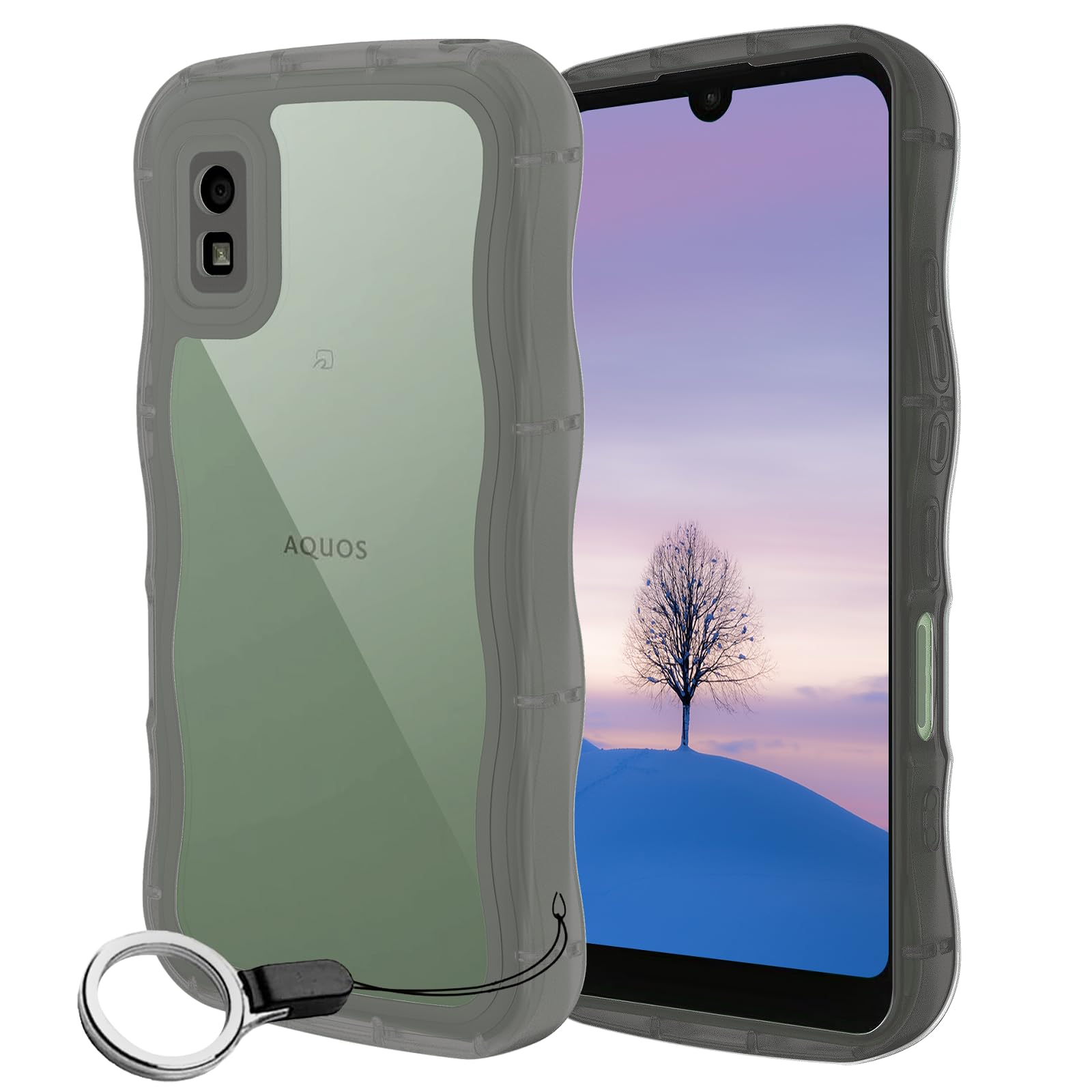 【美品】　AQUOS wish2 SH-51C 箱あり　ケース付き AQUOS wish wish2 ケース SH-51C アクオス ウィッシュ2 スマホケース