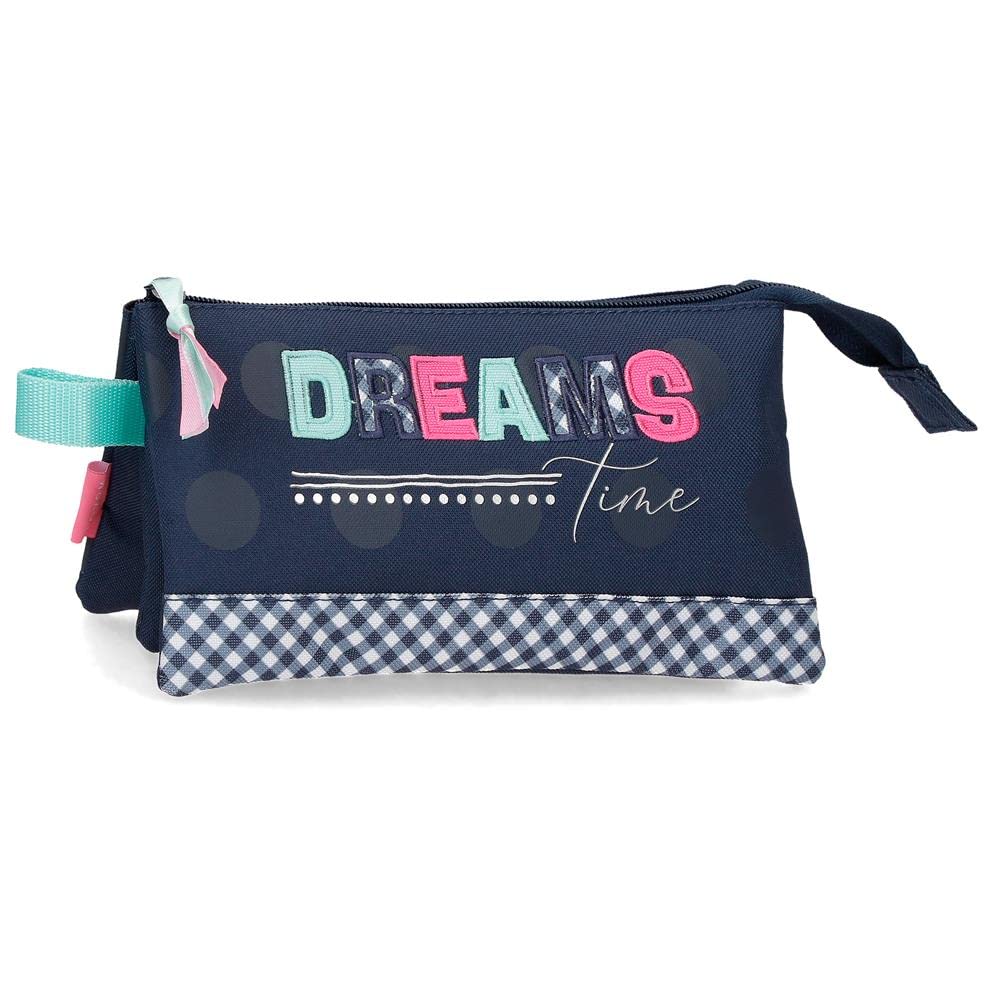 Movom Dreams time Estuche Triple Azul 22x12x5 cms Poliéster