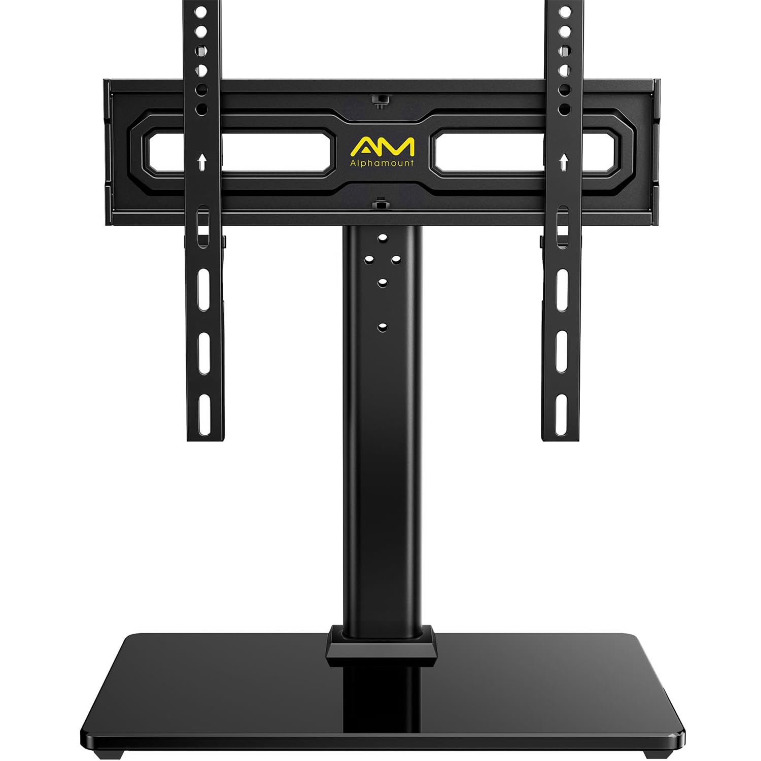 AM alphamount TV-Halterung für TV, Universal, schwenkbar, für LED-TV OLED LCD von 24-60 Zoll, höhenverstellbar, trägt 45KG, max. VESA 400x400 mm
