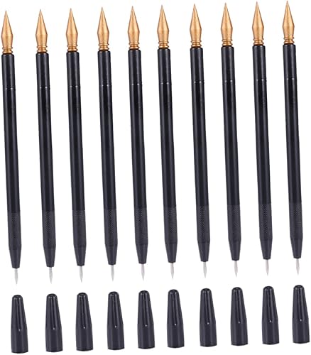 EXCEART 10 Uds. Rascador de rotulador para colorear pinceles para herramientas pequeñas, espátula de pintura, lápiz capacitivo, lápiz capacitivo,