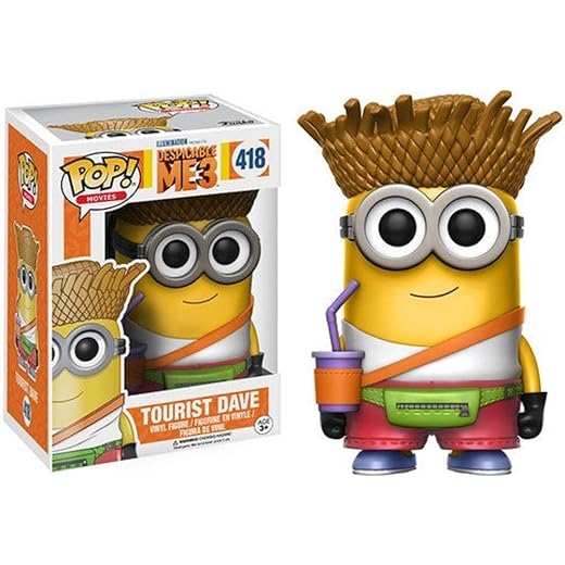 Sale Funko Pop Movies Despicable Me 3 Tourist Dave Action Figure