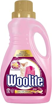 Woolite Laundry Detergent Liquid Delicates Wool and Silk - Pack of 6, 750ml each