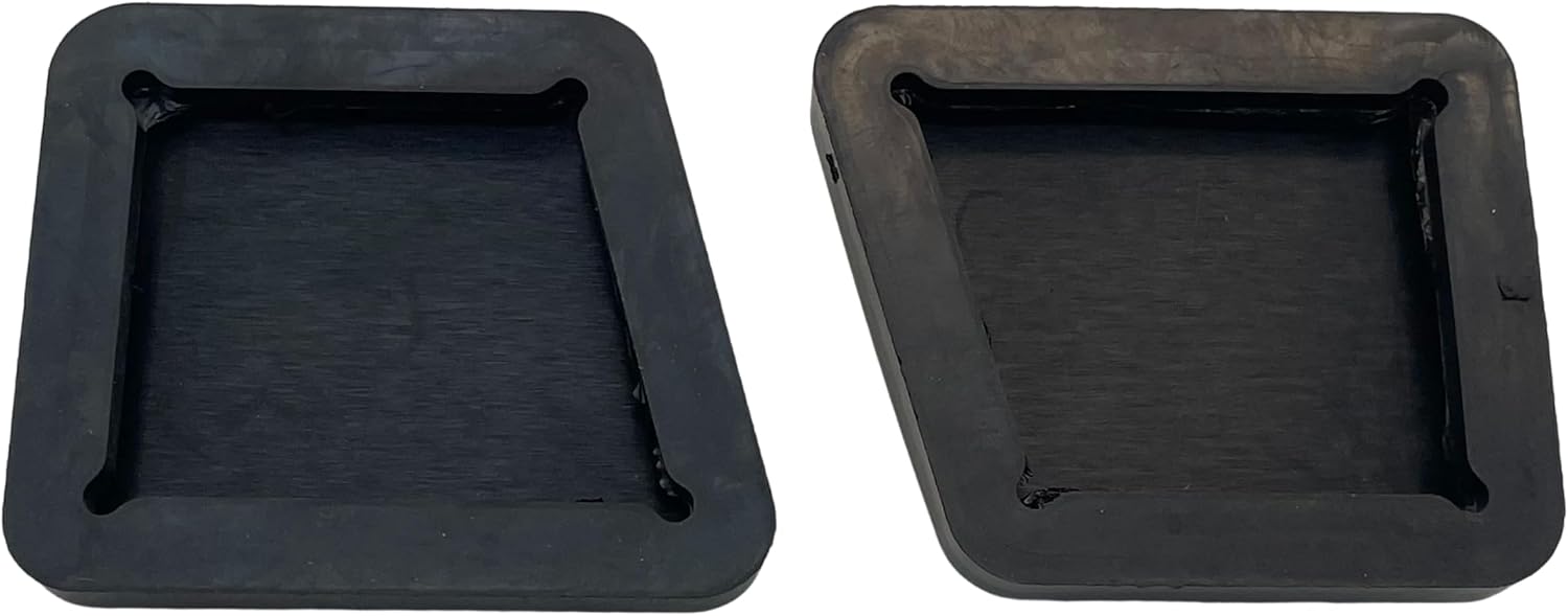 Brake Pedal Pads 5 Speed Manual 5.0 Embossed Clutch & Brake Pedal Pads Non Slip Rubber Compatible with 1979-1993 Mustan E0ZZ-2457 E0ZZ-7624