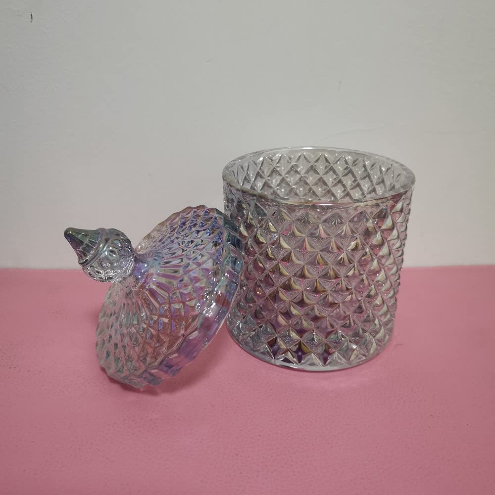 Amazon｜ガラス容器 小物入れ 綿棒ケース 綿棒入れ コットンケース