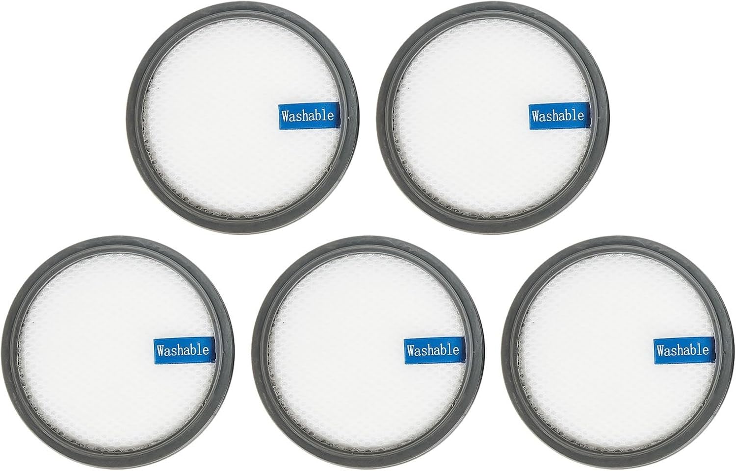2 Stück waschbarer HEPA-Filter Ersatz für PrettyCare W200 W400 Akku