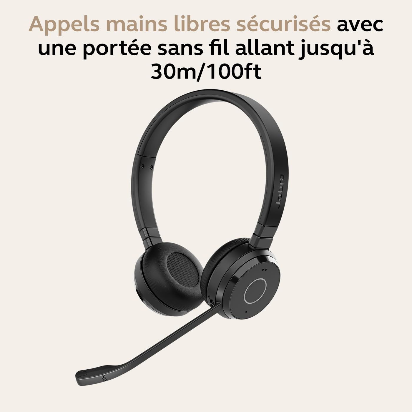 Amazon.co.jp: Jabra ヘッドセット Evolve 65 TE UC Stereo ワイヤレス