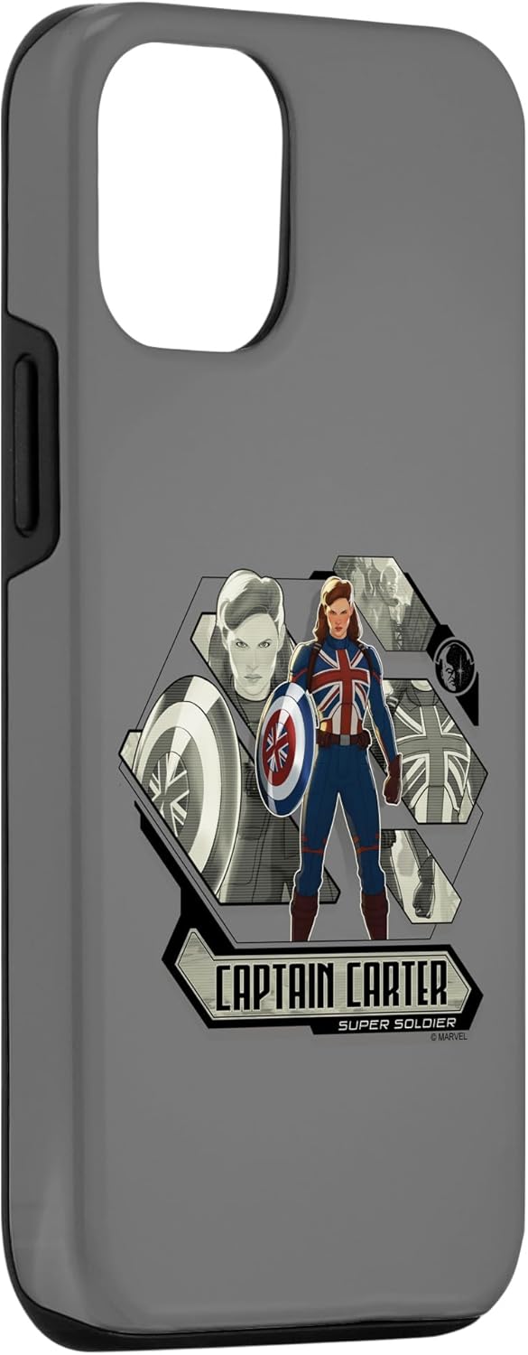 iPhone 14 Marvel What If Captain Carter Badge Case