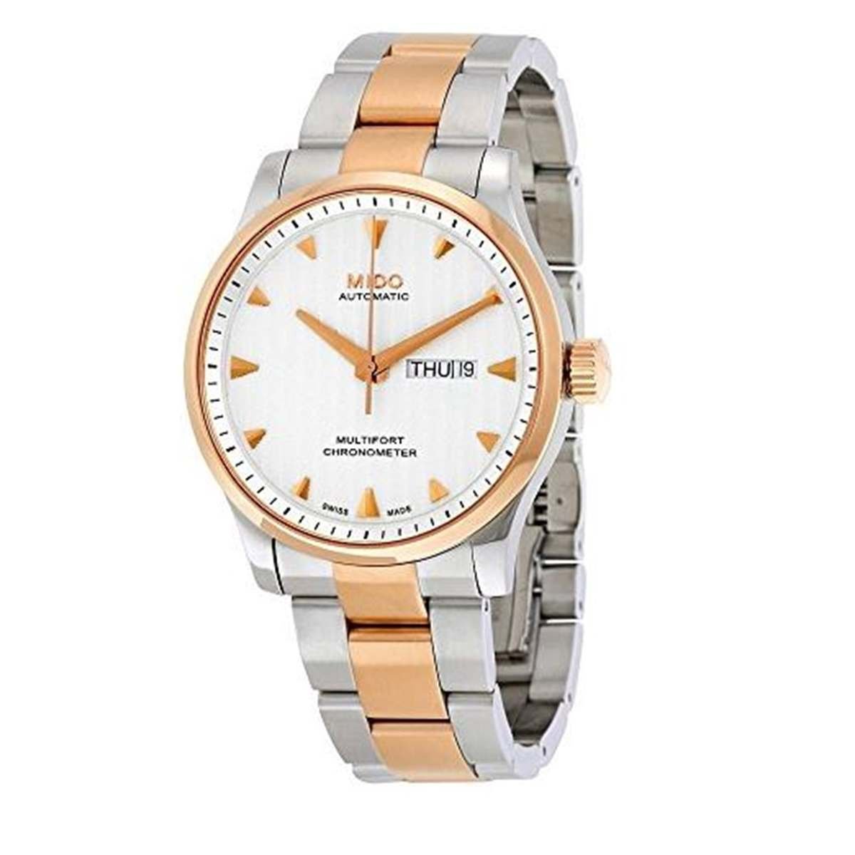 Mido Silver Rose Gold Automatic Analog Men's Watch M005.431.22.031.00