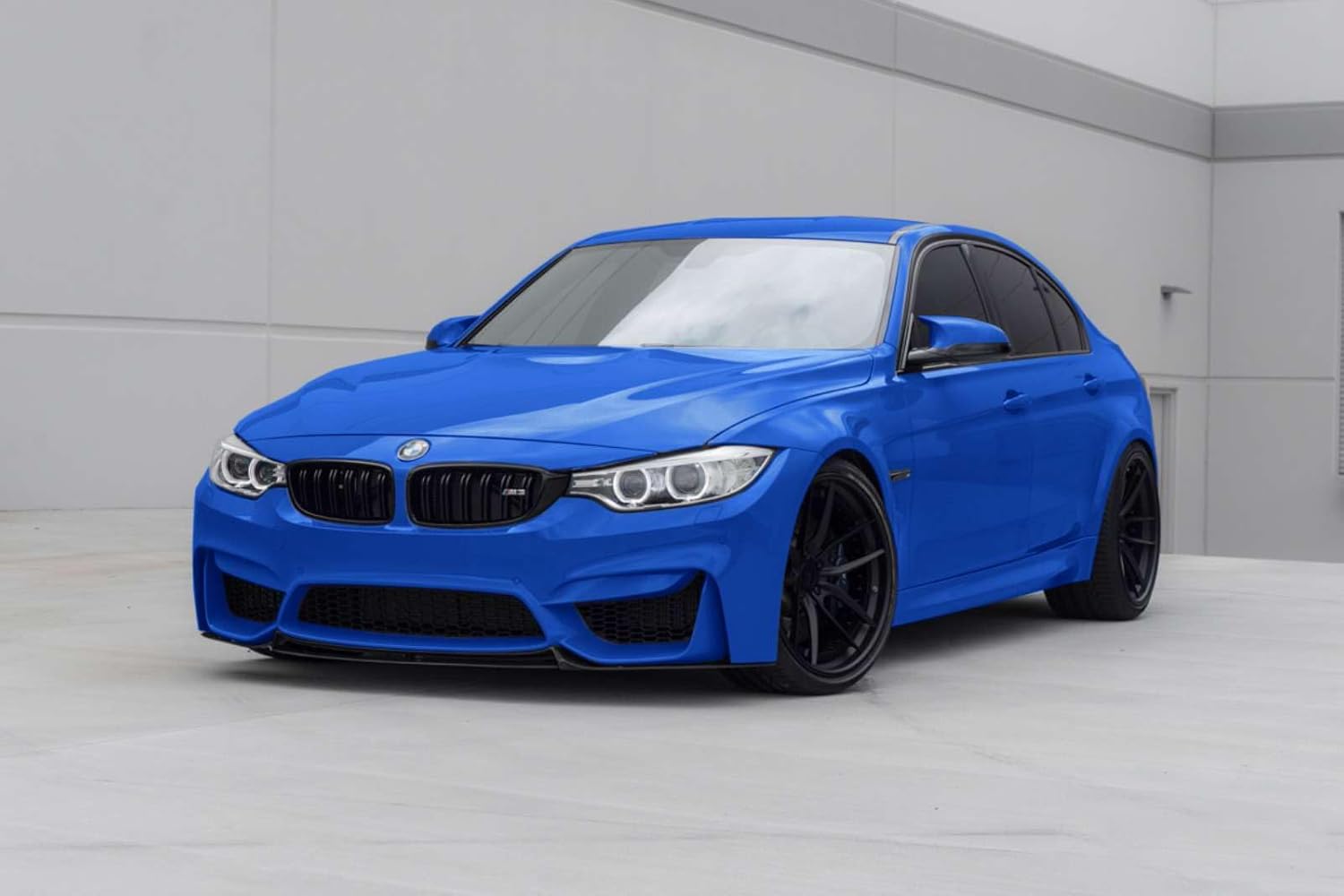 60"x360" (5FTx30FT) Gloss Intense Blue Car Auto Vinyl Vehicle Wrap Sticker Film Sheet Decal Air Release Technology Made from Genuine 3M 2080 Film