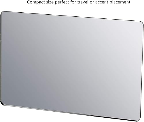 Miniatura 4 de Marketing Holders Pequeña hoja de espejo acrílico 3 78 "x 5 78" plexiglás decorativo placa de superficie reflectante para decoración y mesa de
