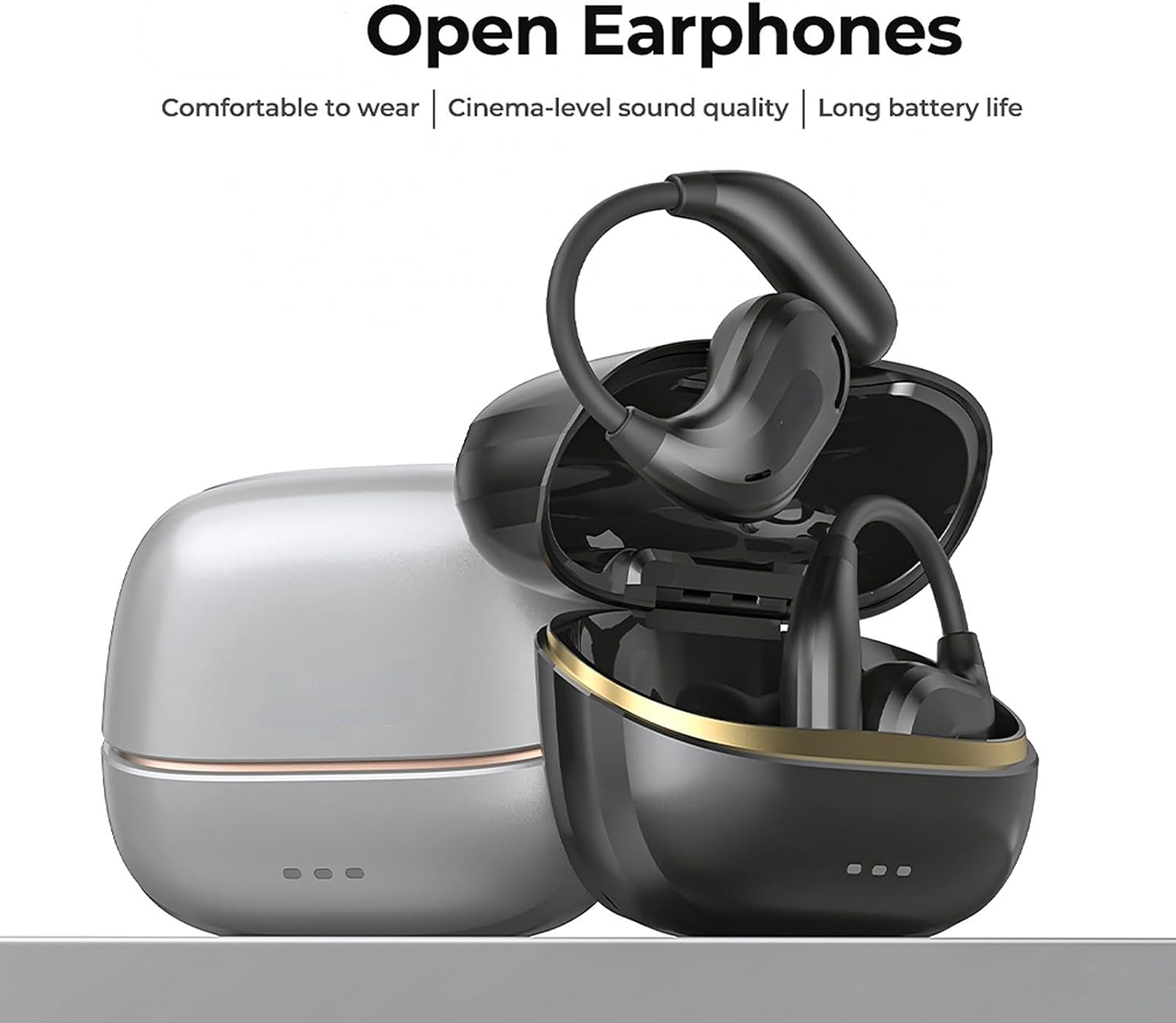 NE18 AI Translation Earbuds Real Time, 135 Language Translator Earbuds, 3-in-1 Buletooth 6.0 Wireless Translating Device with 4 Mode, Translate Ear Buds for Travel Business Learning (Silver) - Image 7