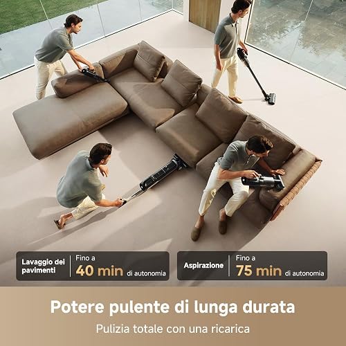 dreame H14 Dual 5-in-1 Aspirapolvere Lavapavimenti, Dosaggio Int. Deterg. - 8