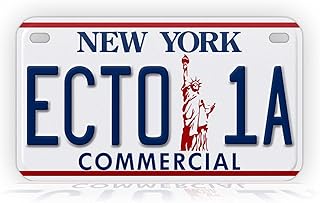 Ghostbusters II New York ECTO-1A Liberty Novelty NY Mini-Sized Auto Tag Commercial Movie Prop