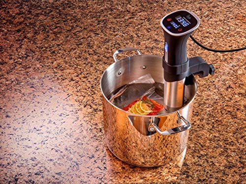 Monoprice Sous Vide Immersion Cooker 800W - With Adjustable Clamp And Digital LED Touch Screen, Easy To Clean, Black and Silver - Strata Home Collection by Monoprice - Image 6