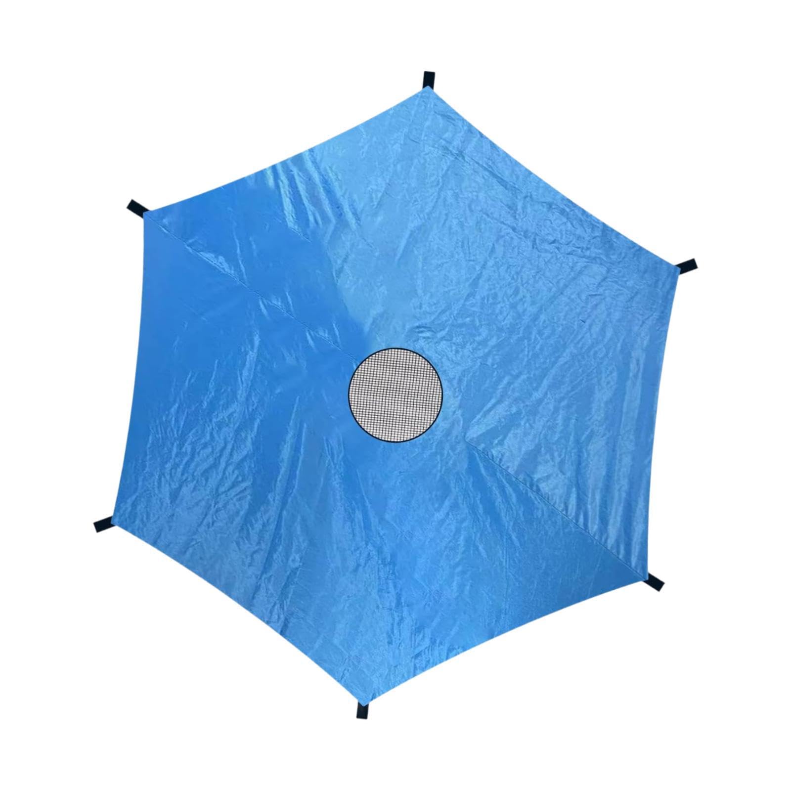 Baoblaze Trampoline Shade Cover Trampoline Sun Protection Cover Summer Backyard Tearproof Trampoline Rain Cover for 6 Poles, 6ft