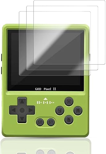 3 pack Screen Protector for GKD Pixel 2 Handheld Game Console, 9H Hardness Tempered Glass for GKD Pixel 2,Anti-Scratch, Bubble Free, HD Clarity