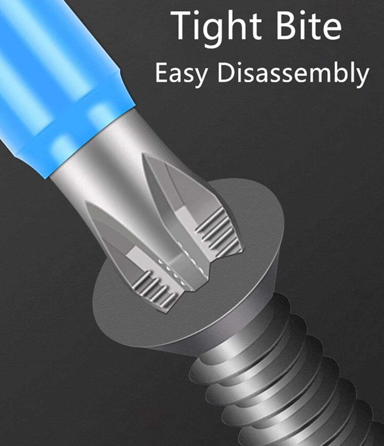 XMHF 7Pcs PH2 Magnetic Anti-slip Phillips Screwdriver Bit Set for Impact Driver Power Tool, 1/4 Hex Shank, 25mm-150mm
