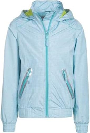 pink checkered windbreaker