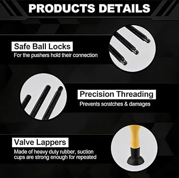 12PC Valve Spring Compressor Removal Tool Valve Grinding Kit