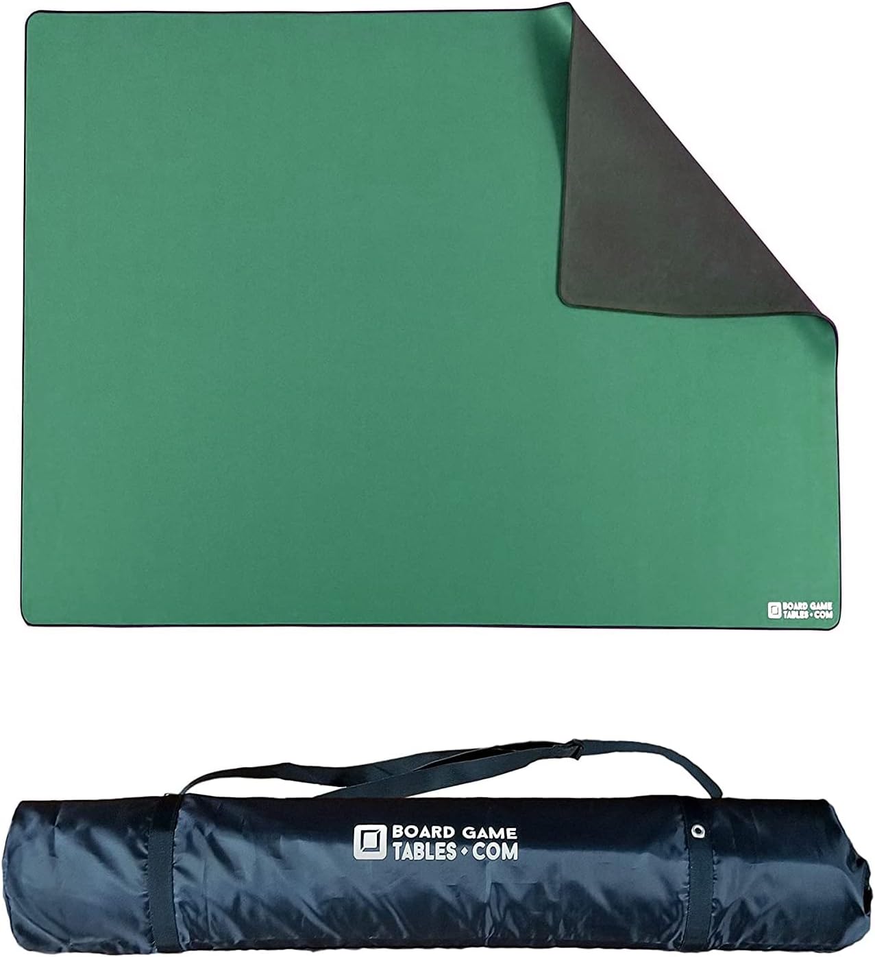 - Board Game Playmat [3.5'x5.5'/Thick Super Cushioned/Stitched Edge/Water Resistant] with Carrying Case - for Tabletop Board Games, Card Games, RPG Games (Large, Green)
