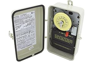 Intermatic T104 Mechanical Time Clock for Fire Safety and Lighting Control