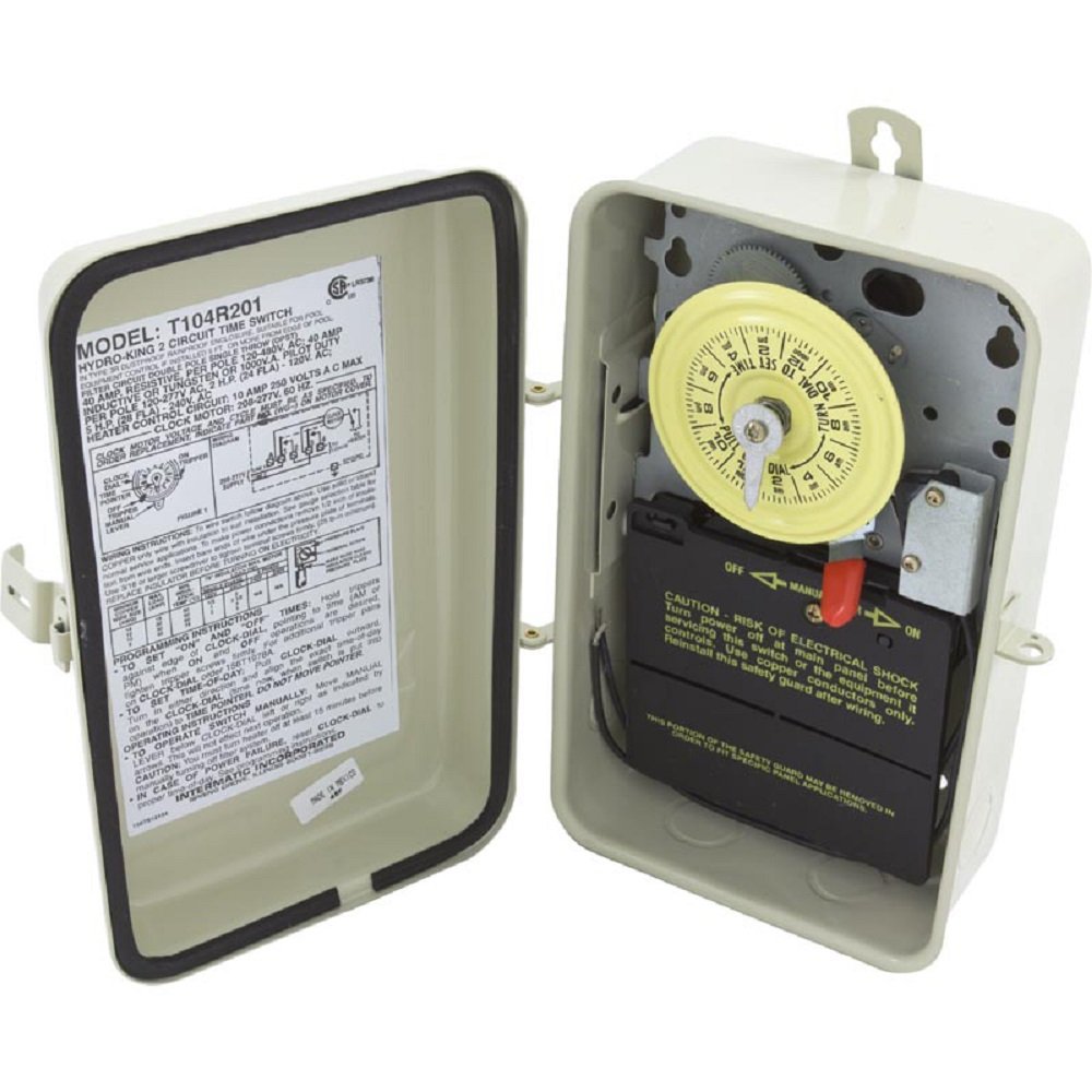 Amazon.com: Intermatic T104R201 230V 24-Hour Time Clock with