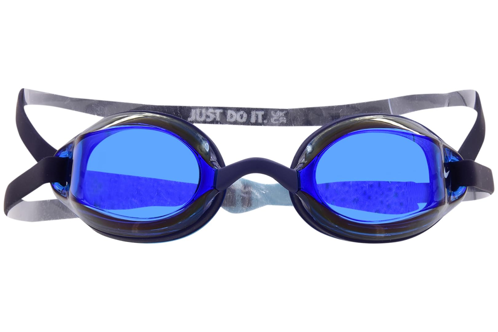 Nike NESSD130 931 Legacy - Gafas de natación con espejo, color azul marino, talla única