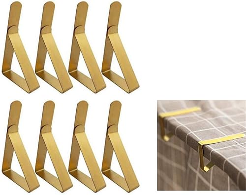 Miniatura 2 de Clips para mantel, mantel al aire libre, clips de mesa de picnic de acero inoxidable para picnic, fiesta de graduación, boda, paquete de 8, color