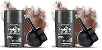 Vista 8 de Herbishh Koloret Fibras de construcción del cabello, polvo marrón oscuro para hombres y mujeres, cobertura instantánea de puntos calvos y corrector