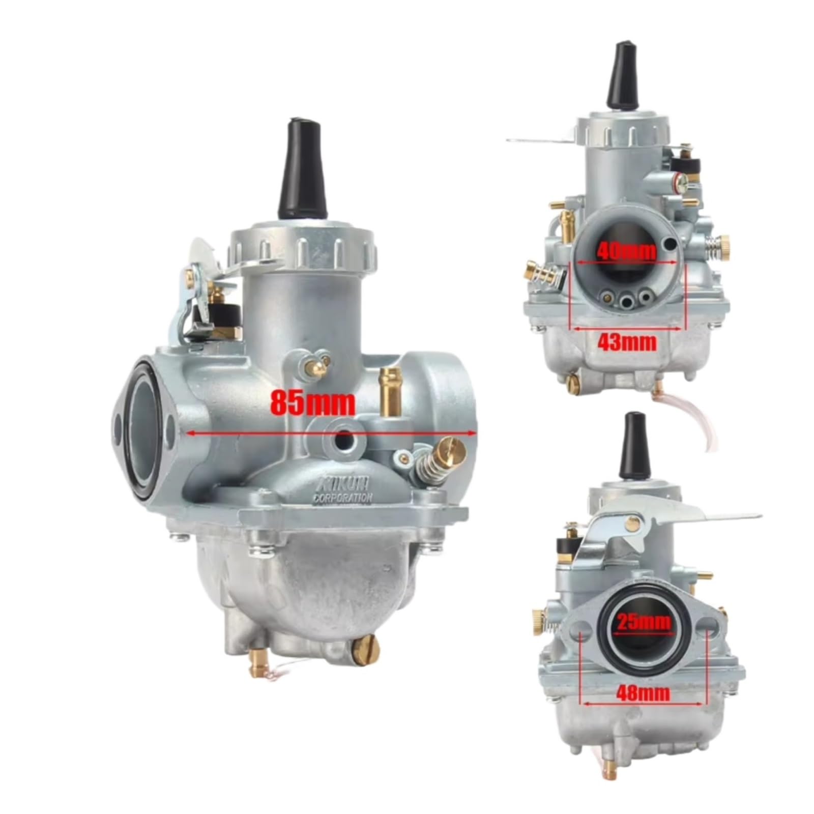 Compatibile Con Suzuki Per Ts125 Per Ts125n Per Tc125 Per Ds125 Per Ds100 Per Fuoristrada Dirt 25mm Moto Carburatori Carburatore Componente