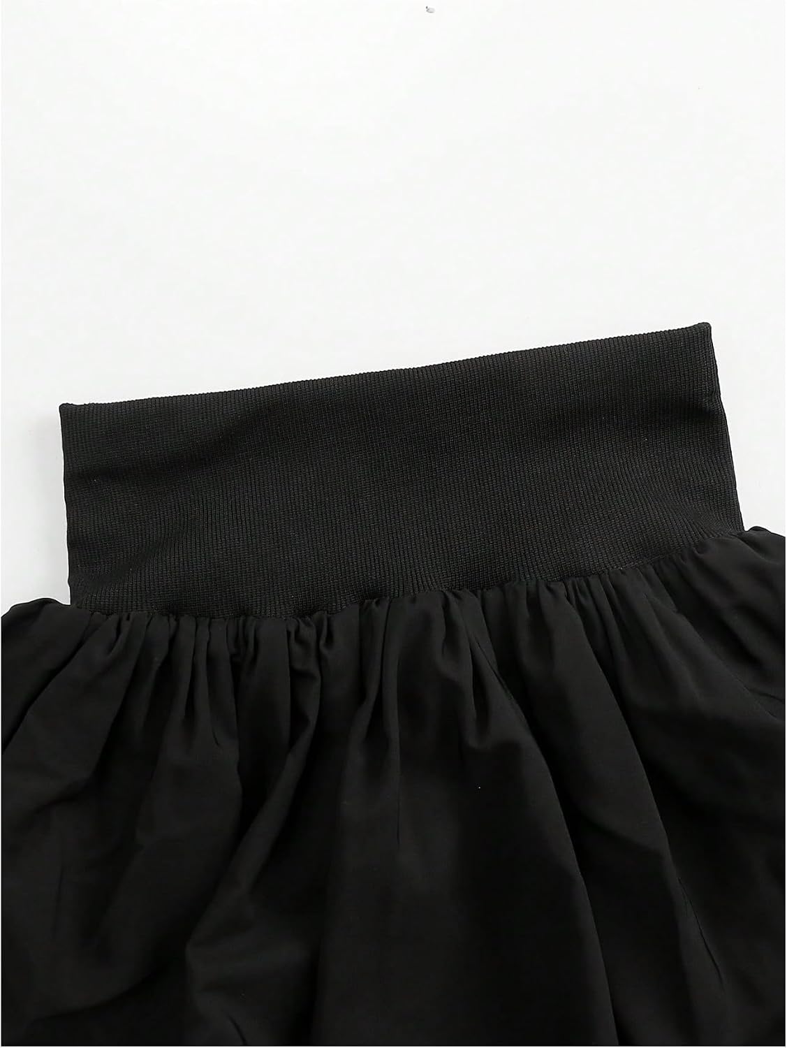 Floerns Girl's Y2k Bubble Skirts High Waisted Cute Ruffle Hem Mini Skirt