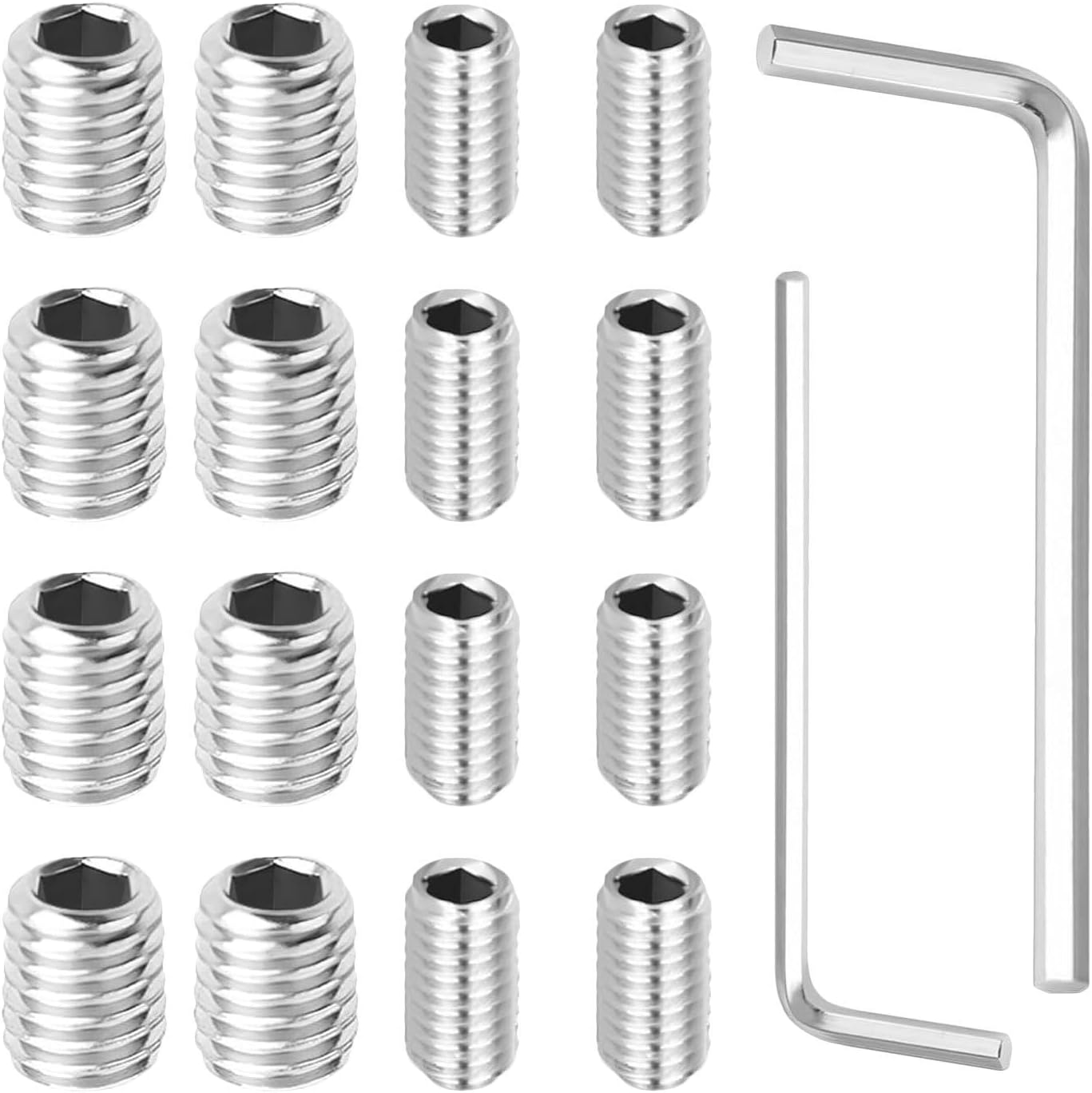 Toyvian W11366418 Refrigerator Door Handle Screws, 18pcs Fixer Set