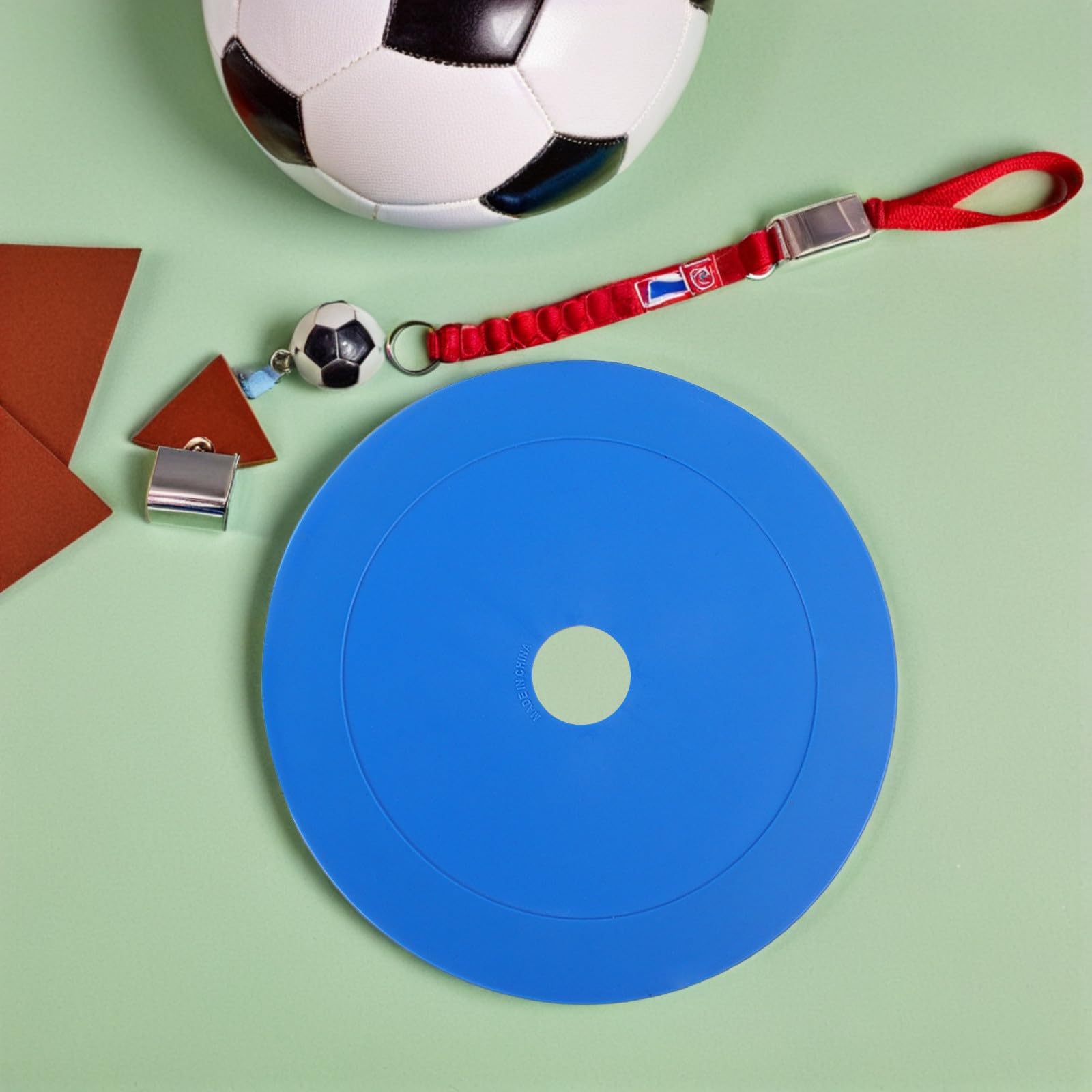 Gadpiparty Marcadores Planos de Fútbol de Plástico Antideslizantes 25piezas para Entrenamiento de Velocidad y Agilidad en Exteriores